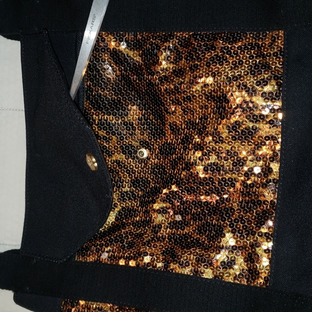 Eric Javits Sequin Leopard Bag - Picture 7 of 9